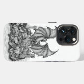 Drache mit Zombie iPhone Hülle (Rückseite (Horizontal))
