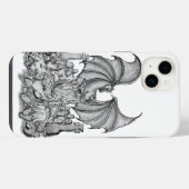 Drache mit Zombie iPhone Hülle (Rückseite (Horizontal))