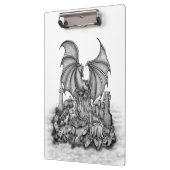 Drache mit Zombie Klemmbrett (Links)
