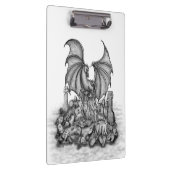 Drache mit Zombie Klemmbrett (Rechts)