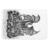 Drache mit Zombie Magnet (Horizontal)