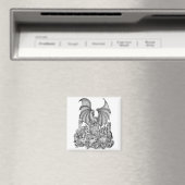 Drache mit Zombie Magnet (In Situ (Geschirrspüler))