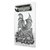 Drache mit Zombie Mini Klemmbrett (Gewinkelt2)