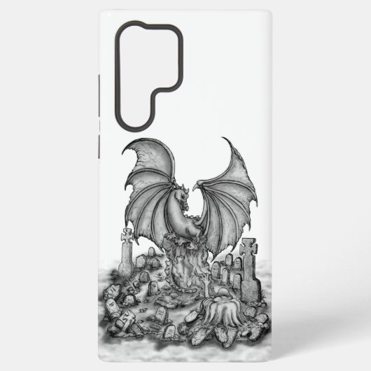 Drache mit Zombie Samsung Galaxy Hülle (Rückseite)