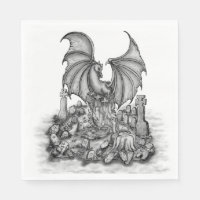 Drache mit Zombie