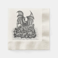 Drache mit Zombie