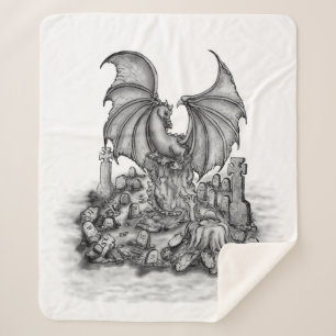 Drache mit Zombie Sherpadecke