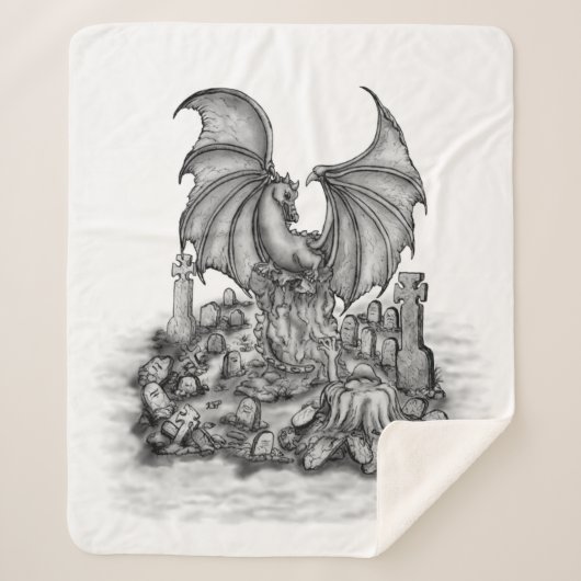Drache mit Zombie Sherpadecke (Vorderseite)