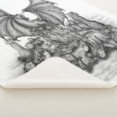 Drache mit Zombie Sherpadecke (3/4)