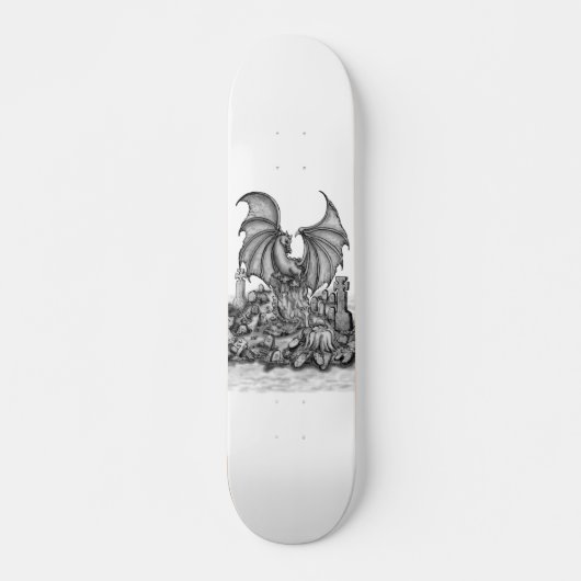 Drache mit Zombie Skateboard (Vorne)