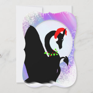 Drache-Mond-Feiertag (bunter Dunst) Feiertagskarte