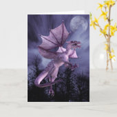 Drache-Mond Karte (Gelbe Blume)