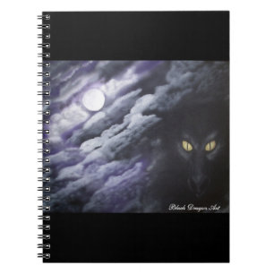 Drache Mond Notizbuch Notizblock