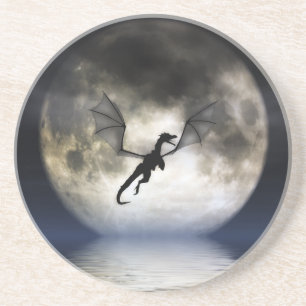 Drache-Mond-Untersetzer Untersetzer
