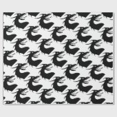 Drache-Monster Geschenkpapier (Flach)