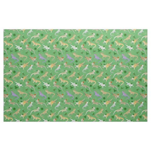Drache Morph Holiday Green Stoff (Fat Quarter (45,7 x 55,9 cm))