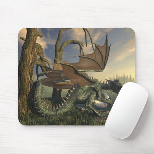 Drache Mousepad (Mit Mouse)