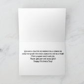 Drache-Mutter-und Baby-fantastische Karte (Innenseite)