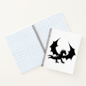 Drache – Mystik und Stärke vereint Notizblock (Innenseite)