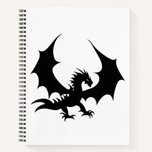 Drache – Mystik und Stärke vereint Notizblock (Vorderseite)