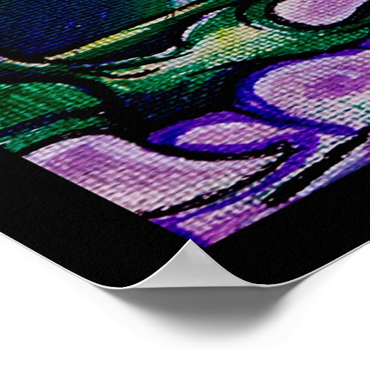 Drache nah-Poster Poster (Ecke)