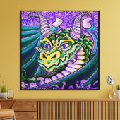 Drache nahe Leinwand (Insitu (Wohnzimmer))