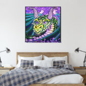 Drache nahe Leinwand (Insitu (Schlafzimmer))