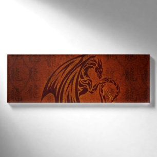 Drache-Namensschild Namenschild