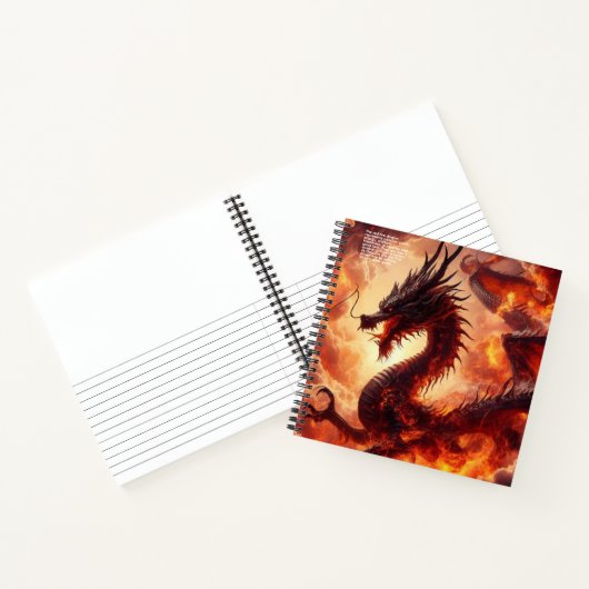 Drache Notizblock (Innenseite)