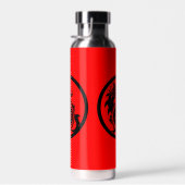 Drache Novelty Golfer Anfangsbuchstabe Geschenk Trinkflasche (Rechts)
