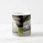 Drache ohne meinen Kaffee Kaffeetasse (Mittel)