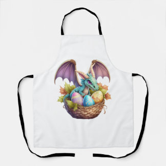 Drache Ostertag Liebt das Sammeln von Ostereiern D Schürze