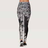 Drache-Palmen-Leggings Leggings (Rückseite)