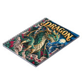 Drache, Paper Cut Monster Notizblock (Linke Seite)