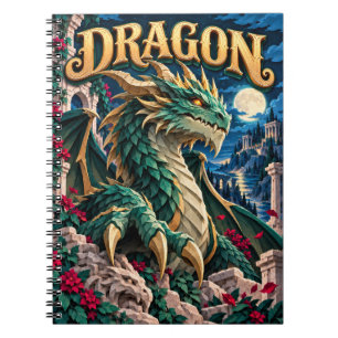 Drache, Paper Cut Monster Notizblock