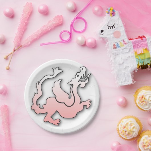 Drache Pappteller (Party)