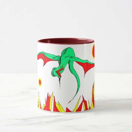 Drache-Planeten-Tasse Tasse (Zentrum)