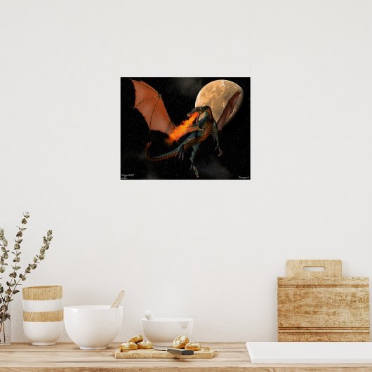 Drache! Poster (Küche)