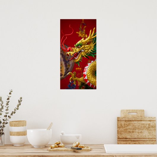 Drache  poster (Küche)