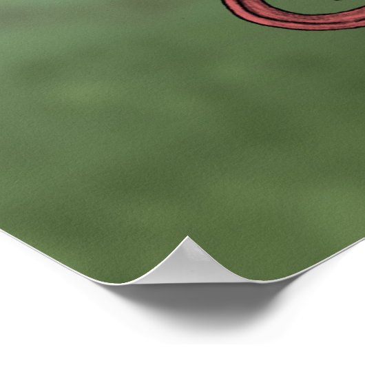 Drache Poster (Ecke)