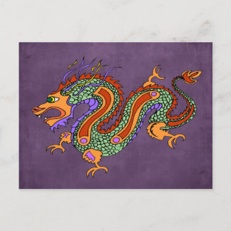 Drache Postkarte