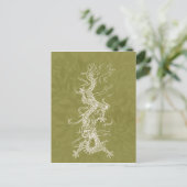 Drache Postkarte (Stehend Vorderseite)