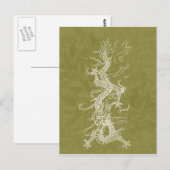 Drache Postkarte (Vorne/Hinten)