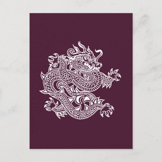 Drache Postkarte (Vorderseite)