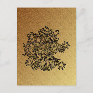 Drache Postkarte