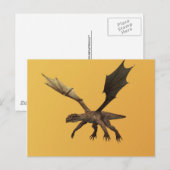 Drache Postkarte (Vorne/Hinten)