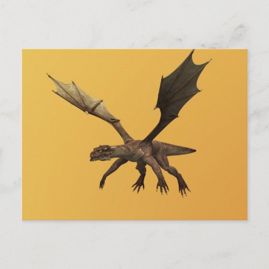 Drache Postkarte (Vorderseite)