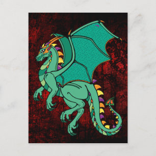 Drache Postkarte