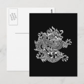 Drache Postkarte (Vorne/Hinten)