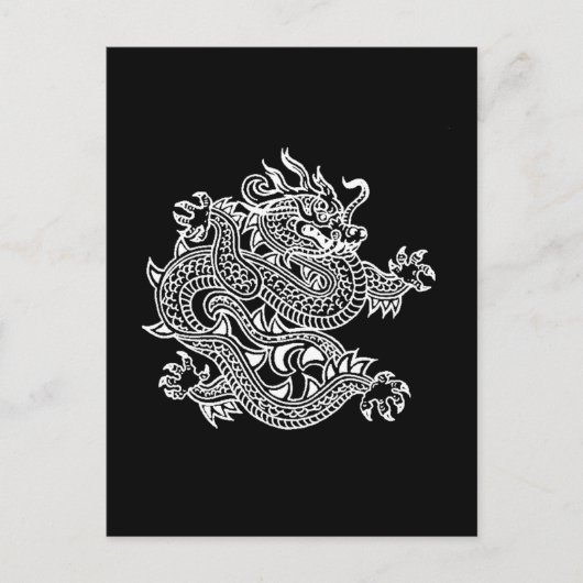 Drache Postkarte (Vorderseite)